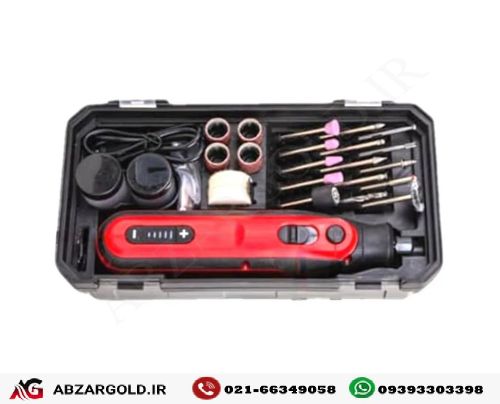 ست 102 پارچه فرز مینیاتوری شارژی توسن 3.6 ولت مدل 9302
