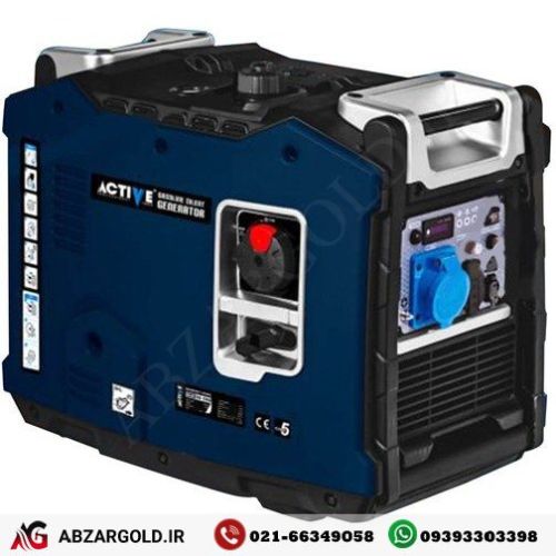 موتور برق اینورتر سایلنت 6 کیلو وات اکتیو مدل AC-2860 (ریموت‌دار)