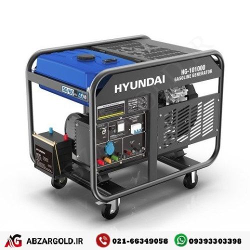 موتور برق بنزینی 10 کیلو وات هیوندای مدل HG-101000