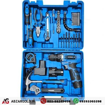 کیت 40 پارچه دریل شارژی 12 ولت ویوارکس VR1240-CDK