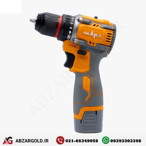 دریل شارژی16.8ولت براشلس مکس 2باتری مدل DB2