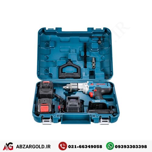 دریل همزن شارژی چکشی براشلس 20 ولت آروا مدل 5807