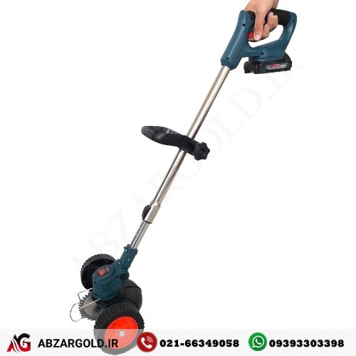 علف زن شارژی 88 ولت چرخ دار باس مدل BS123JB267-3