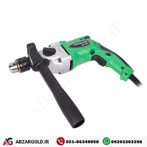 دریل 13 میلیمتر چکشی گیربکسی دو دور هیتاچی مدل DV18V