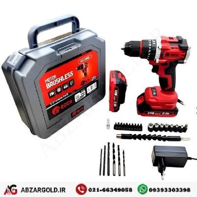دریل شارژی ۲۱ ولت براشلس ادون مدل AD-21BL