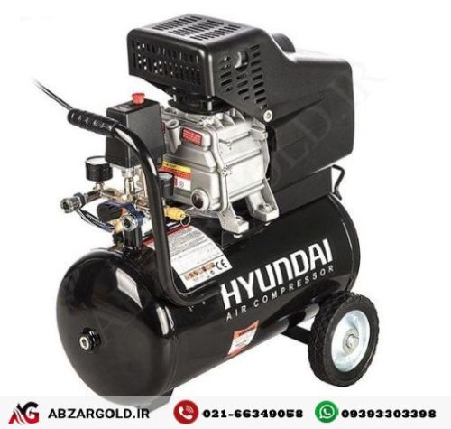 کمپرسور باد 24 لیتر هیوندای مدل AC-2425