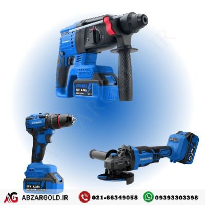 کیت شارژی براشلس 24 ولت سه عددی ویوارکس مدل VR2403-BCK