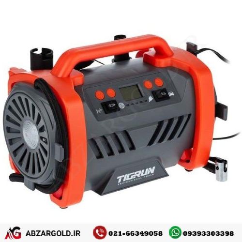 کمپرسور باد فندکی و برق شهری تیگران دو سیلندر مدل TG-1210