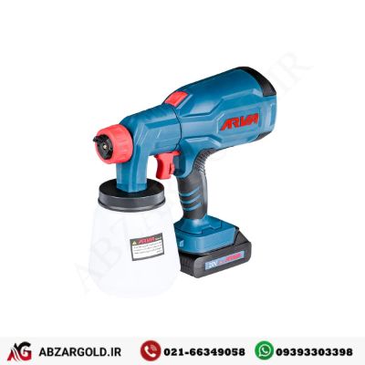 پیستوله رنگ پاش شارژی 20 ولت آروا مدل 5960