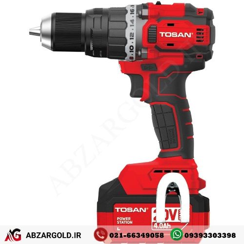 دریل پیچ گوشتی شارژی چکشی براشلس توسن مدل 9621BHS