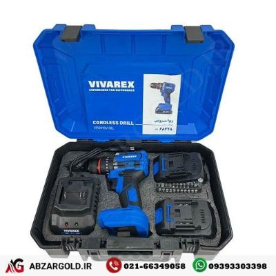 دریل شارژی چکشی 20 ولت براشلس ویوارکس VR2010V-IBL