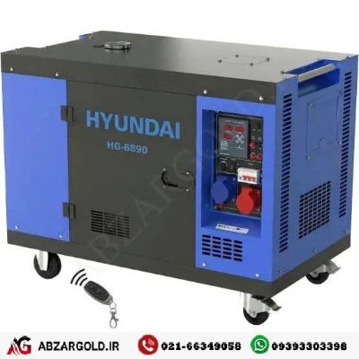 موتور برق 9کیلو وات دیزلی هیوندای مدل HG-6890