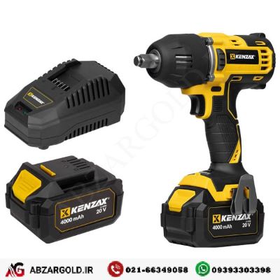 بکس شارژی کنزاکس 1/2 اینچ براشلس 20 ولت مدل 8804
