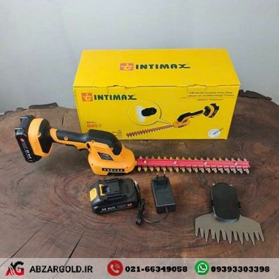 قیچی شمشاد زن و چمن زن شارژی دو کاره اینتیمکس مدل 0457