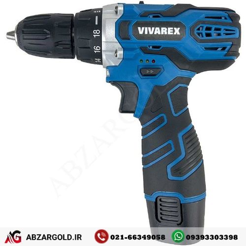 دریل پیچ گوشتی شارژی تک باطری ویوارکس مدل VR12V-1C