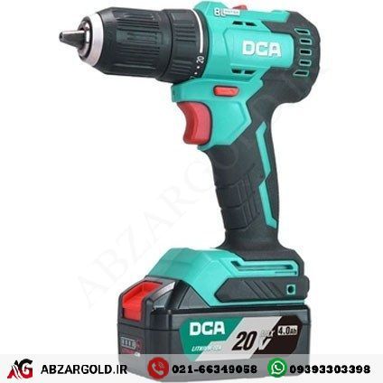 دریل شارژی 20 ولت (BRUSHLESS) 2 دور DCA مدل ADJZ2050DM تک باتری